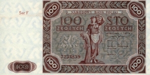 100 Złotych Banknote