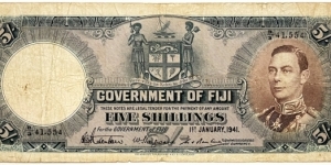 5 Shillings Banknote