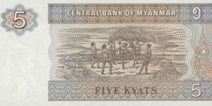 Banknote from Myanmar