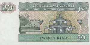 Banknote from Myanmar