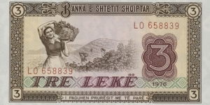 3 Leke Banknote
