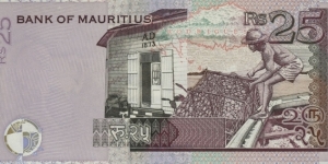 Banknote from Mauritius