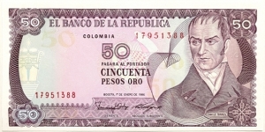 50 Pesos Oro Banknote