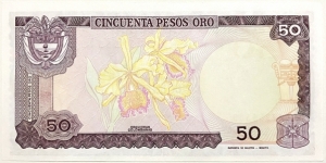 Banknote from Colombia