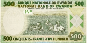 Banknote from Rwanda