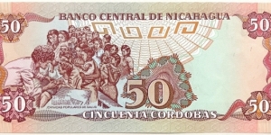 Banknote from Nicaragua