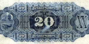 Banknote from Peru