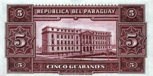 Banknote from Paraguay