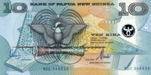 10 Kina Banknote