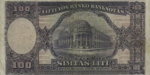 Banknote from Lithuania