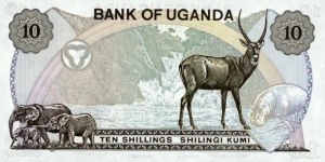 Banknote from Uganda