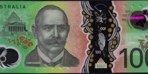 $100 Next Generation Polymer First Prefix Banknote