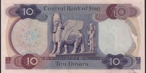 Banknote from Iraq