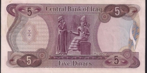 Banknote from Iraq