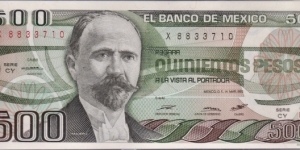 P-79a 500 Pesos Banknote