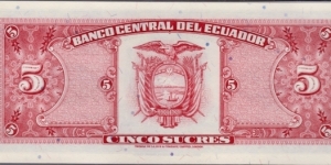 Banknote from Ecuador