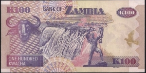 Banknote from Zambia