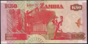 Banknote from Zambia