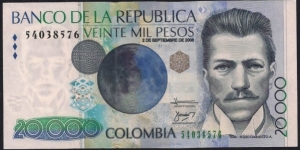 20,000 Mil Peso Banknote