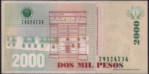 Banknote from Colombia