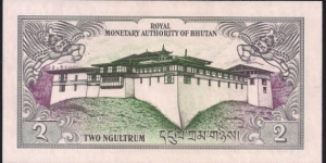 Banknote from Bhutan