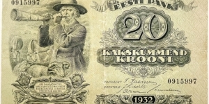 20 Krooni Banknote