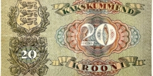 Banknote from Estonia