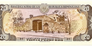 Banknote from Dominican Republic