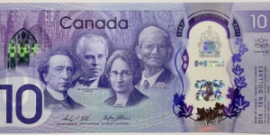 10 Dollars (Canada's 150th Anniversary) Banknote