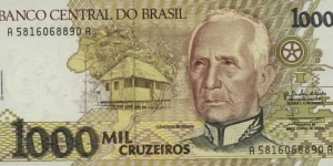 Brazil 1000 Cruzeiros Banknote