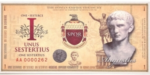 1 Sesterce / 1 Sestertius (Private Issue) Banknote