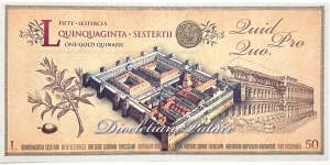Banknote from Roman Empire