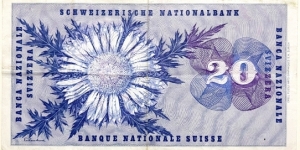 Banknote from Switzerland