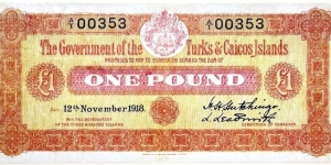 1 Pound / 2nd issue (Modern Reprint) Banknote