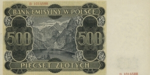 Banknote from Poland