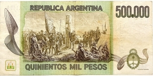 Banknote from Argentina