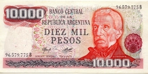 10.000 Pesos Banknote