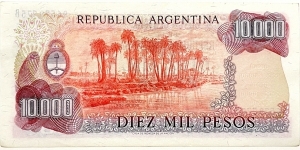 Banknote from Argentina