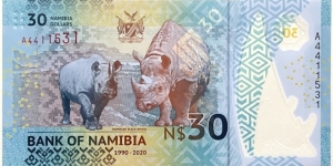 Banknote from Namibia