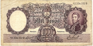 1000 Pesos Banknote