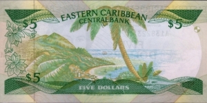 Banknote from East Caribbean St.