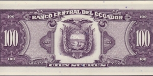 Banknote from Ecuador