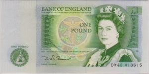 P-377b One Pound (Somerset) Banknote