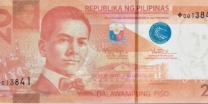 P-206a 20 Piso Replacement Banknote