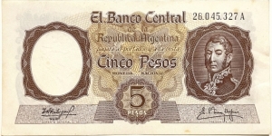 5 Pesos Banknote