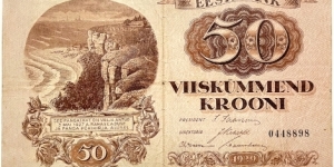 50 Krooni (Serial-0448898) Banknote