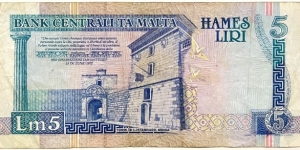 Banknote from Malta