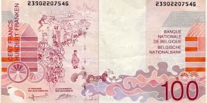 Banknote from Belgium