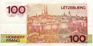 Banknote from Luxembourg