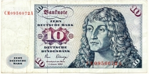 10 Mark (West Germany 1980)  Banknote